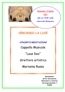 Scarica la locandina in formato pdf - Diocesi Teano