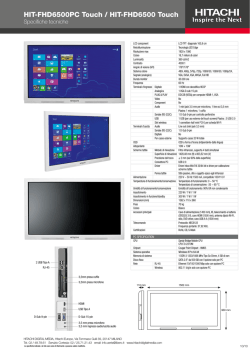 HIT-FHD6500PC Touch / HIT-FHD6500 Touch