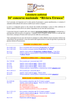 calendario 2015 - Etruria Classica