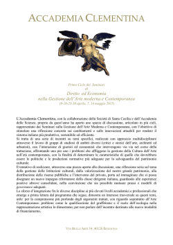 Il programma - Unibo Magazine