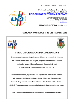 Scarica - Figc - Comitato Regionale Toscana