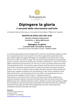 Dipingere la gloria