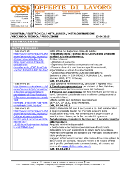 INDUSTRIA / ELETTRONICA / METALLURGIA