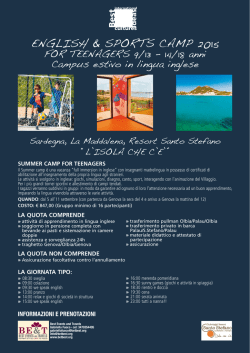 english & sports camp for teenagers 2015