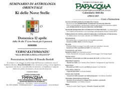 Il programma in pdf