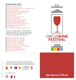 OWF_Programma_2015_E2 - Comune di San Quirico d`Orcia