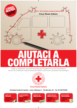 la sicurezza non ha prezzo - Croce Rossa Italiana
