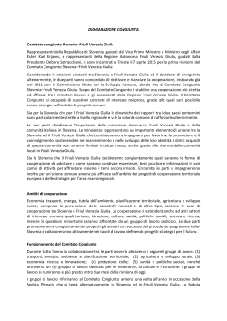 Dichiarazione congiunta adottata alla fine dei lavori (Formato PDF)