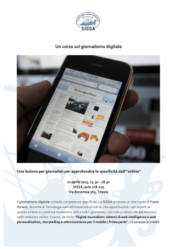 DOWNLOAD > Comunicato stampa