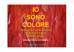 IO SONO COLORE presentazione per sito