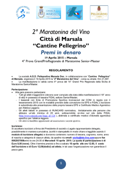 2° Maratonina del Vino Città di Marsala
