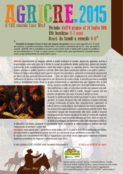 il CRE secondo Luca West