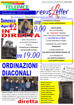 ii domenica di pasqua o della divina misericordia santa