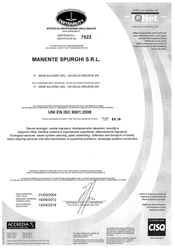 ISTITUTO DI CERTIFICAZIONE DELLA QUALIT&Agrave;