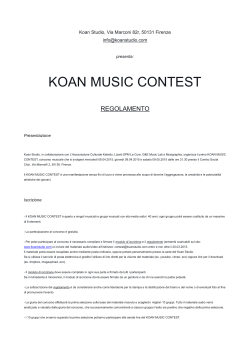 KOAN MUSIC CONTEST