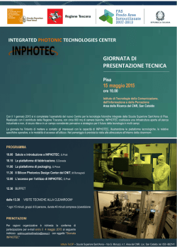 INPHOTEC - Area della Ricerca Cnr di Pisa