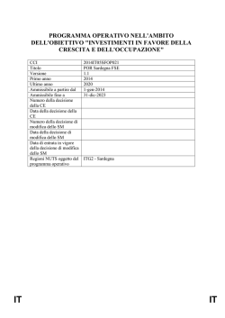 IT - Regione Autonoma della Sardegna