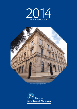 Banca Popolare di Vicenza Bilancio 2014 CD_def