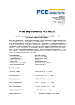 Pinza amperometrica PCE-UT232