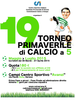manifesto Primaverile 2015