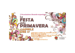 Festa della primavera copertina