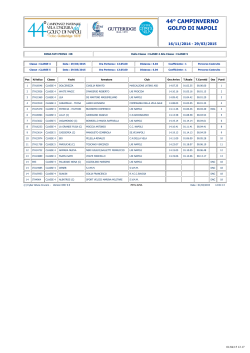 C ORC gruppo 4-5 - Campionato invernale vela d`altura