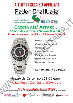 Orologi - feder cral italia