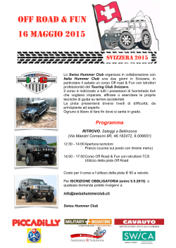 OFF ROAD & FUN 16 MAGGIO 2015