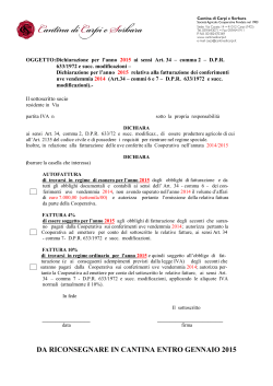 PDF dichiarazione iva - Cantina di Carpi e Sorbara