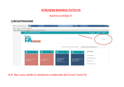 istruzioni bacheca tutto pa