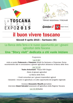 il buon vivere toscano