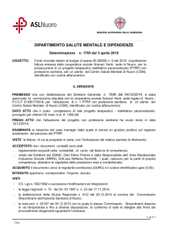 Determinazione n. 1765 del 3 aprile 2015 [file.pdf]