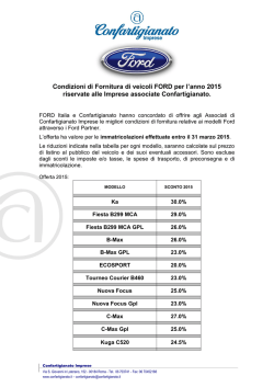 il listino completo della promozione e i dettagli dell`offerta