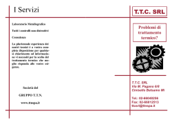 I Servizi - T.T.N. S.p.A.