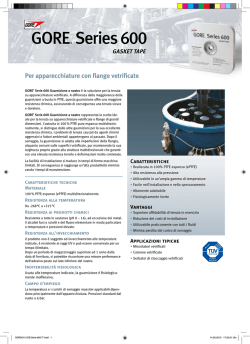 GORE Serie 600 Guarnizione a nastro