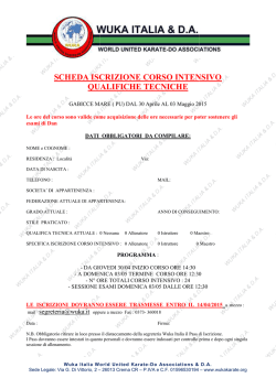 iscriz. corso intensivo