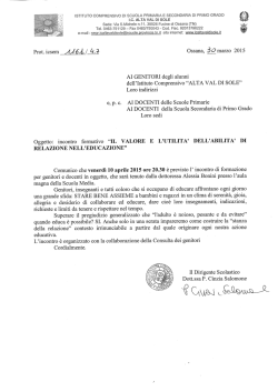 ISTITUTO COMPRENSIVO DI SCUOLA