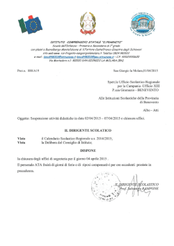 Chiusura uffici 04 aprile 2015.pdf - Istituto Comprensivo Statale "O