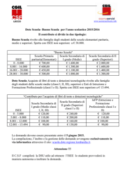 Guida pratica dote scuola 2015_2016 - CGIL