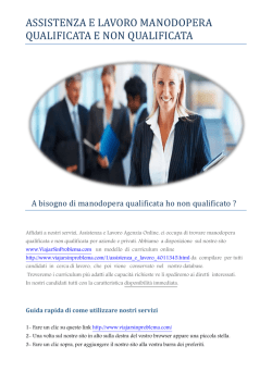 Guida per l`utilizzo