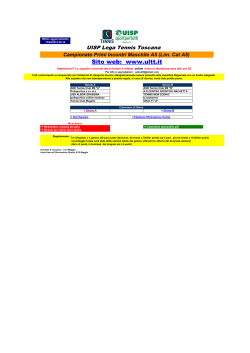 Calendario stampabile pdf - UISP Lega Tennis Toscana