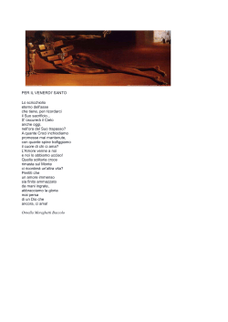 Poesia di Pasqua della socia Ornella Mereghetti Baccolo, marzo 2015