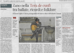 Dove la pianura bergamasca sfuma, quasi senza che l`occhio se ne