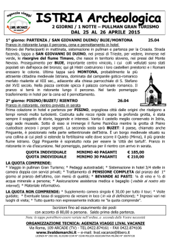 DURATA: 2 Giorni ( 1 Notte)