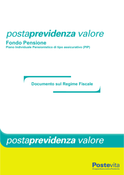 Documento Regime Fiscale