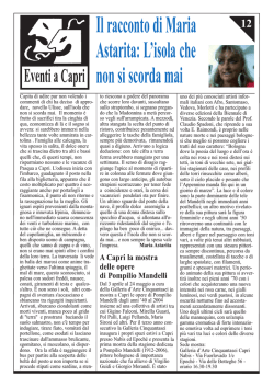 Il racconto di Maria Astarita: Raviolo caprese