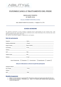 Iscriviti al corso