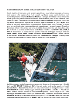 ITALIANO MINIALTURA - Circolo Nautico Chioggia