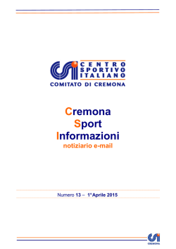Versione PDF - CSI Cremona