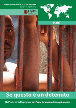 Dossier Caritas su Haiti